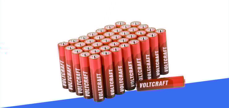 VOLTCRAFT – Piles industrielles Voltcraft LR03 (AAA) SE